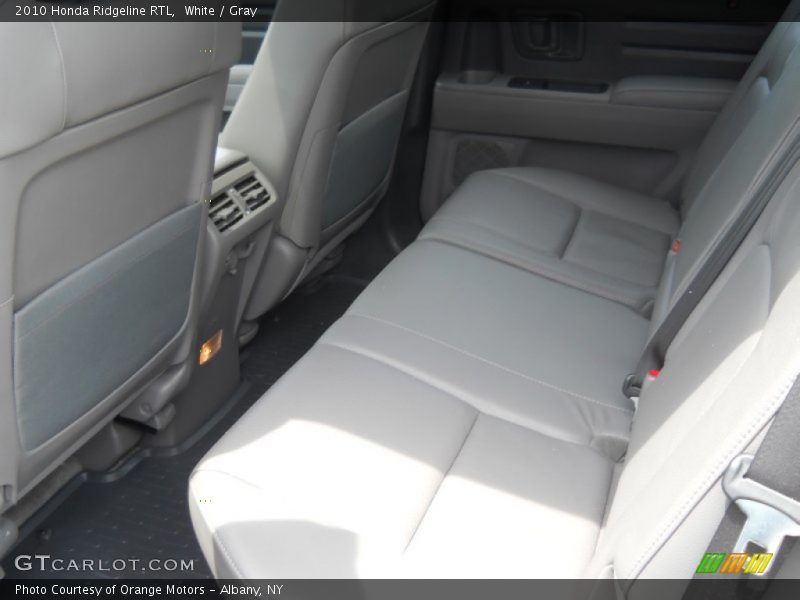 White / Gray 2010 Honda Ridgeline RTL