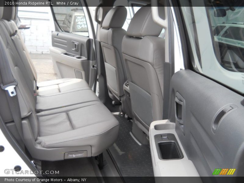 White / Gray 2010 Honda Ridgeline RTL