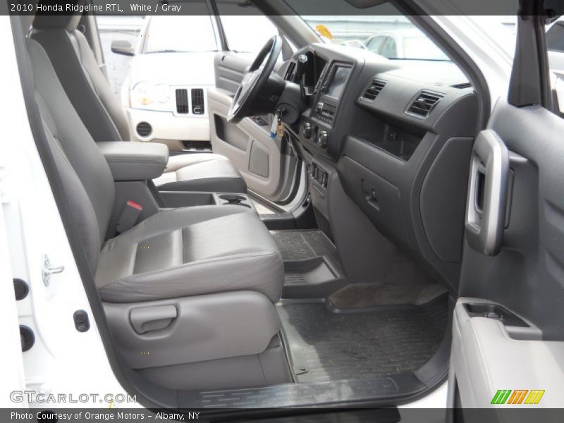 White / Gray 2010 Honda Ridgeline RTL