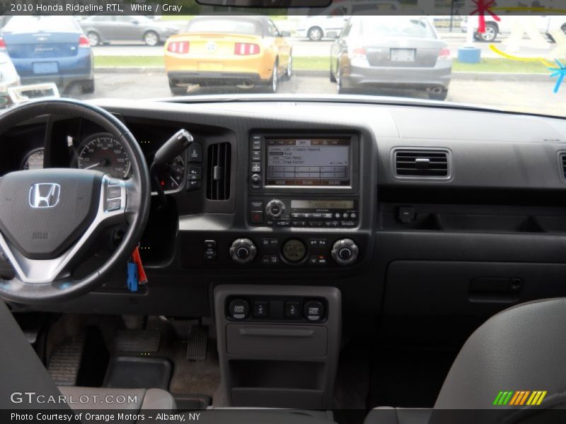 White / Gray 2010 Honda Ridgeline RTL