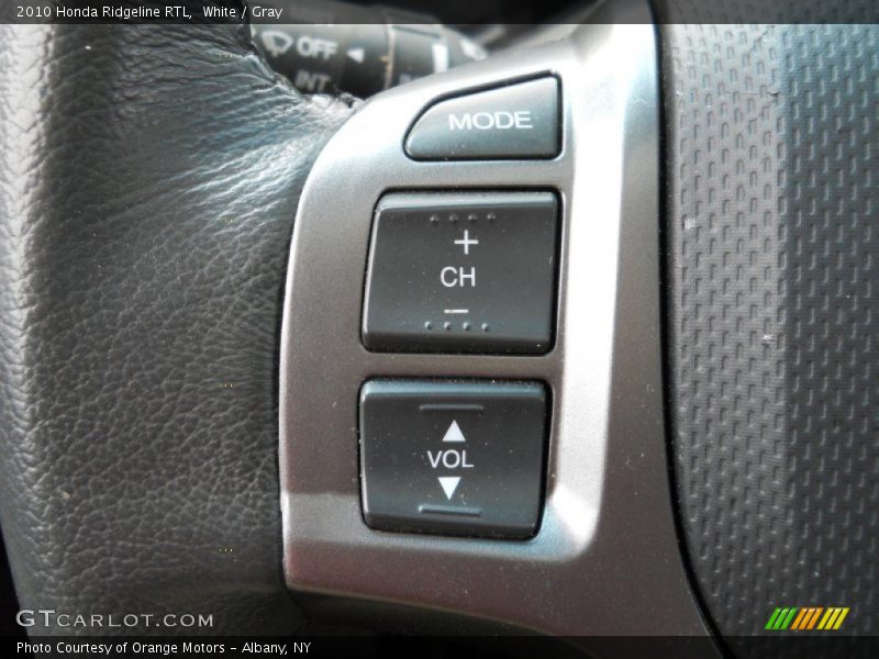 White / Gray 2010 Honda Ridgeline RTL
