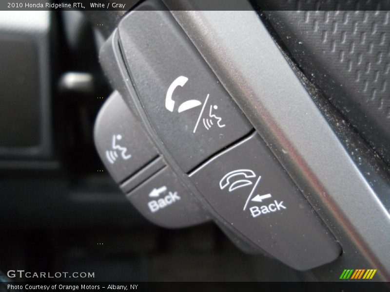 White / Gray 2010 Honda Ridgeline RTL