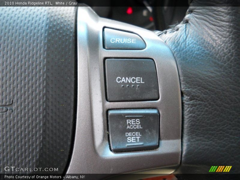 White / Gray 2010 Honda Ridgeline RTL