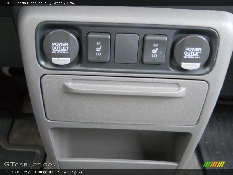 White / Gray 2010 Honda Ridgeline RTL