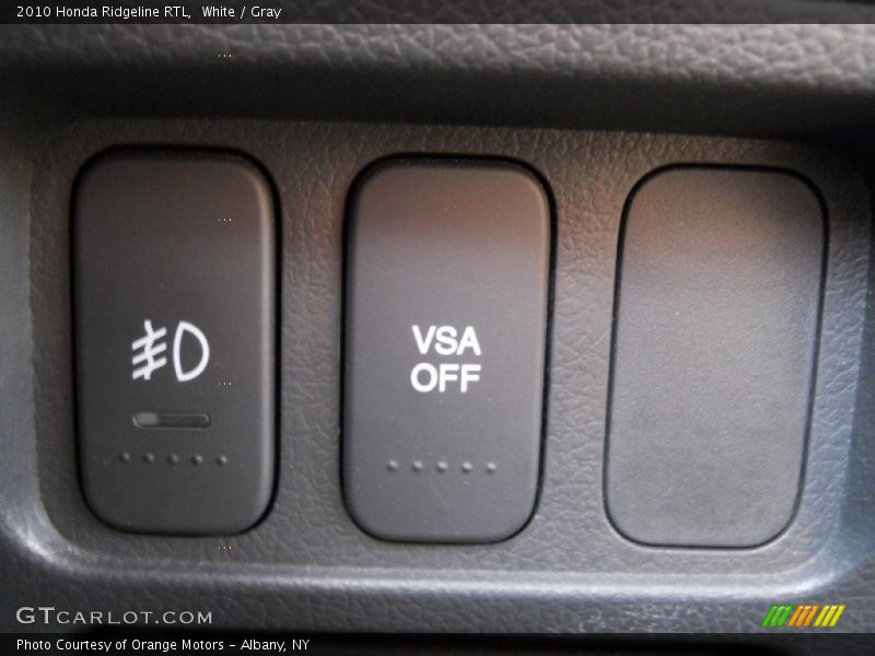 White / Gray 2010 Honda Ridgeline RTL