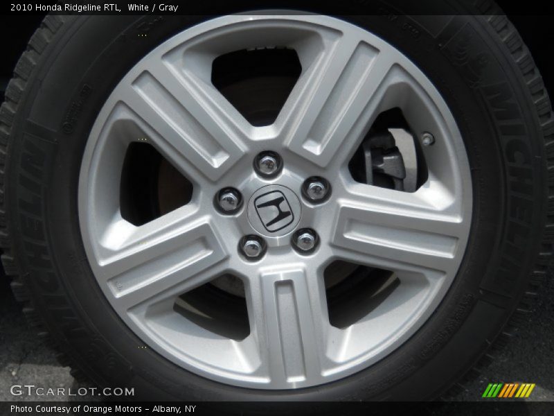 White / Gray 2010 Honda Ridgeline RTL
