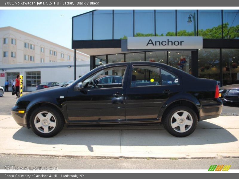 Black / Black 2001 Volkswagen Jetta GLS 1.8T Sedan