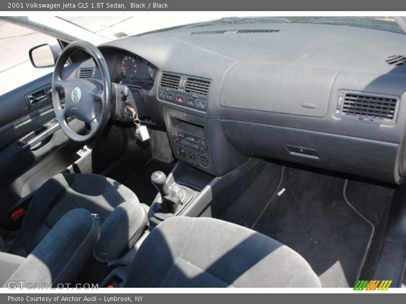 Black / Black 2001 Volkswagen Jetta GLS 1.8T Sedan