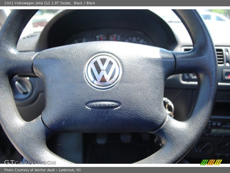 Black / Black 2001 Volkswagen Jetta GLS 1.8T Sedan