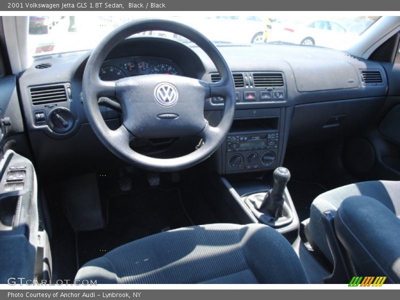 Black / Black 2001 Volkswagen Jetta GLS 1.8T Sedan