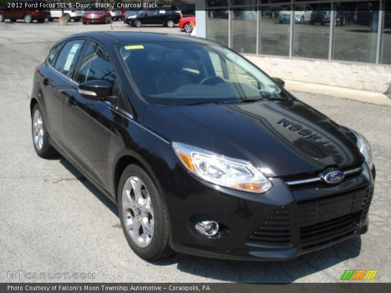 Black / Charcoal Black 2012 Ford Focus SEL 5-Door