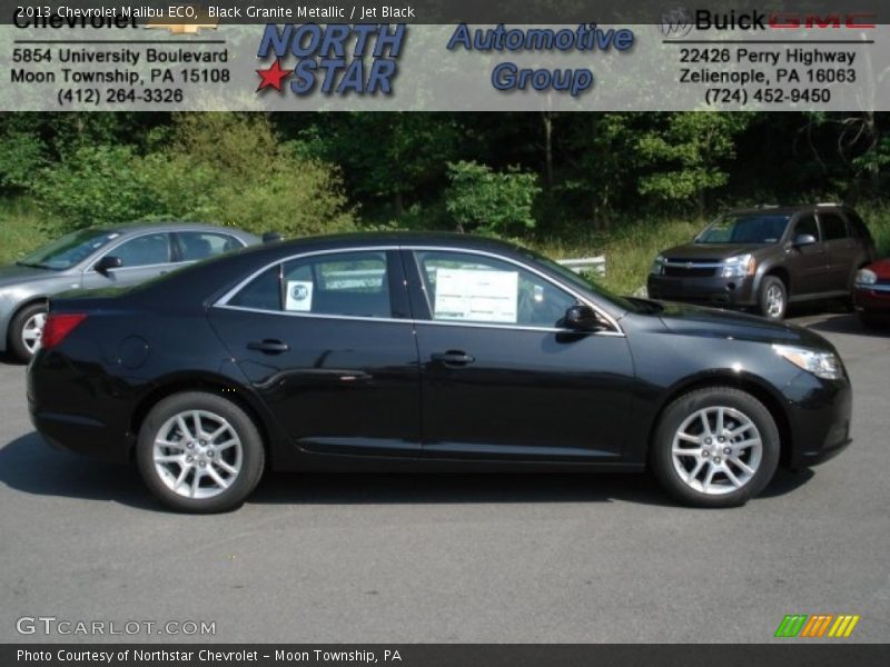 Black Granite Metallic / Jet Black 2013 Chevrolet Malibu ECO