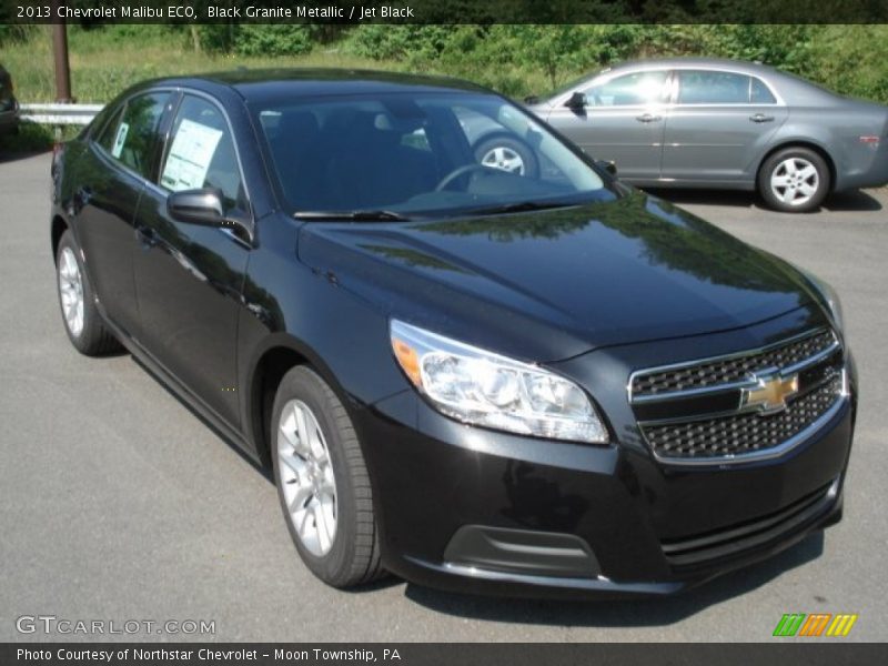 Black Granite Metallic / Jet Black 2013 Chevrolet Malibu ECO