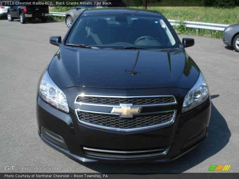 Black Granite Metallic / Jet Black 2013 Chevrolet Malibu ECO