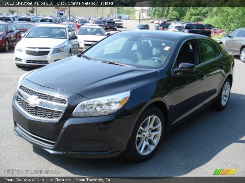 Black Granite Metallic / Jet Black 2013 Chevrolet Malibu ECO
