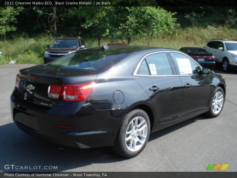 Black Granite Metallic / Jet Black 2013 Chevrolet Malibu ECO