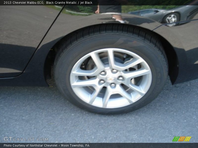 Black Granite Metallic / Jet Black 2013 Chevrolet Malibu ECO