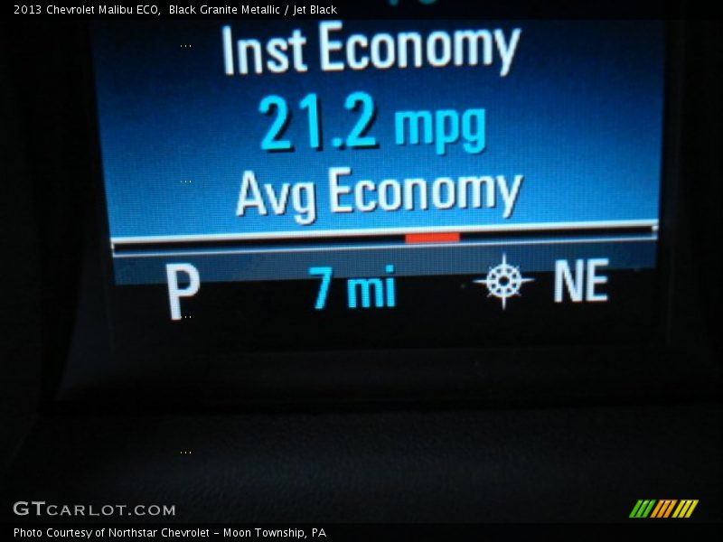 Black Granite Metallic / Jet Black 2013 Chevrolet Malibu ECO