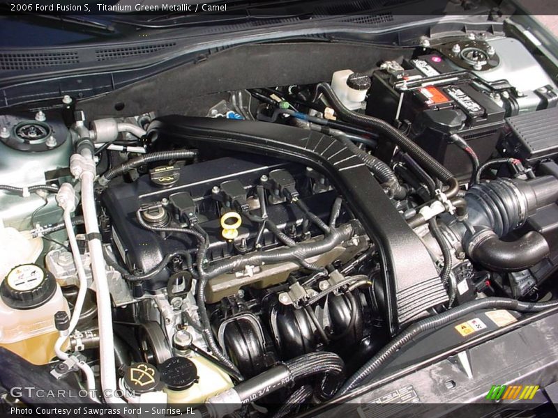 Titanium Green Metallic / Camel 2006 Ford Fusion S