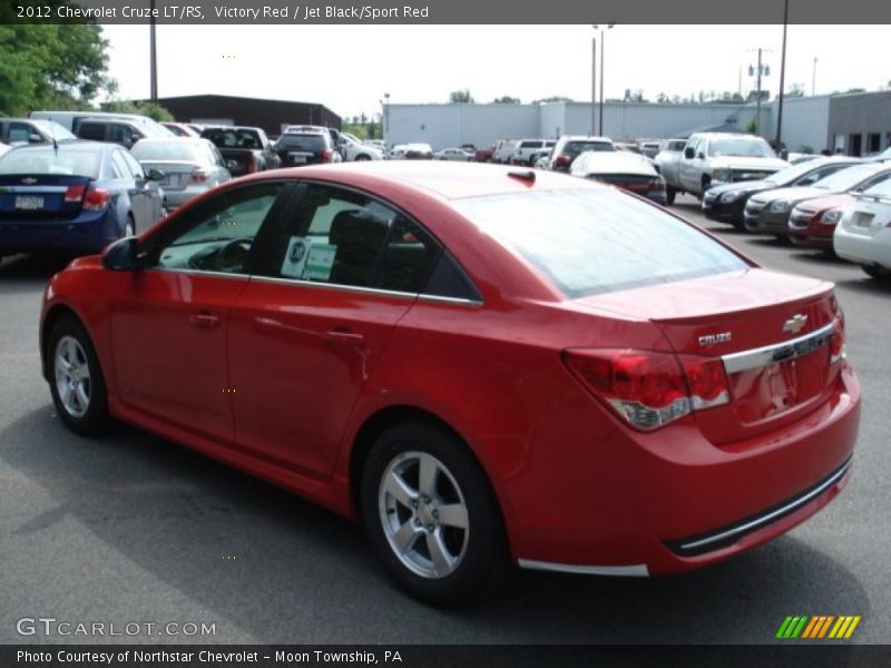 Victory Red / Jet Black/Sport Red 2012 Chevrolet Cruze LT/RS