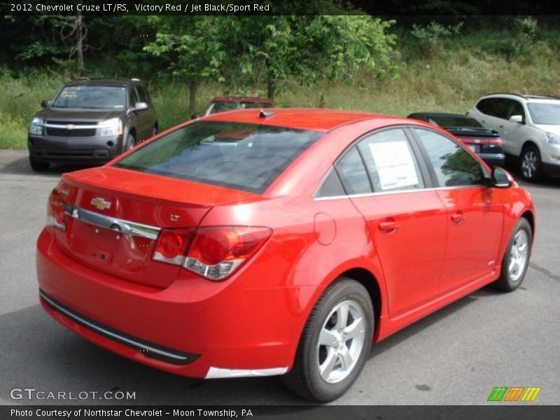 Victory Red / Jet Black/Sport Red 2012 Chevrolet Cruze LT/RS