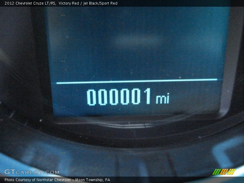 Victory Red / Jet Black/Sport Red 2012 Chevrolet Cruze LT/RS