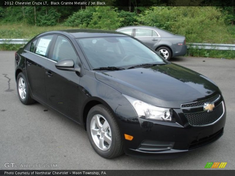 Black Granite Metallic / Jet Black 2012 Chevrolet Cruze LT