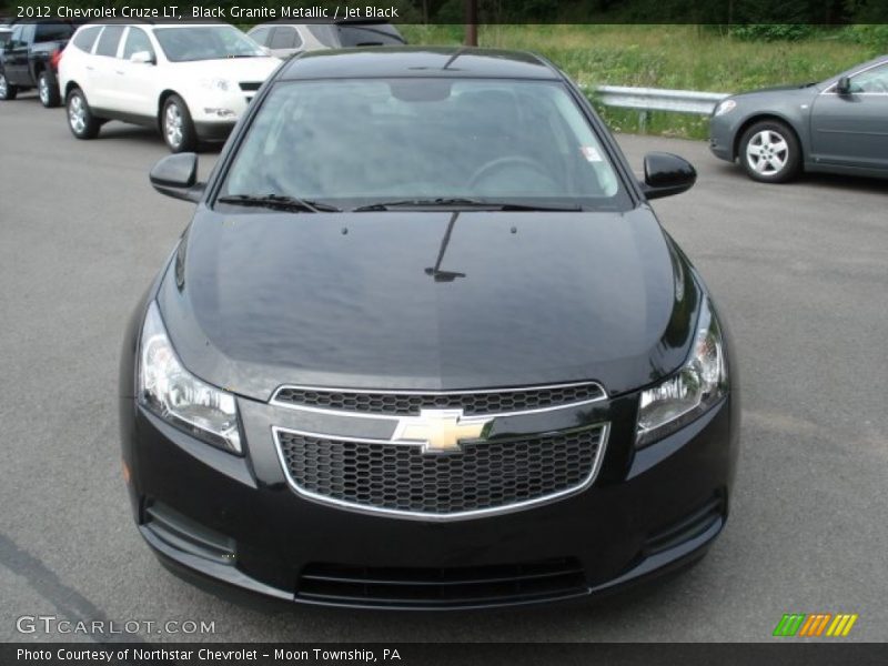 Black Granite Metallic / Jet Black 2012 Chevrolet Cruze LT