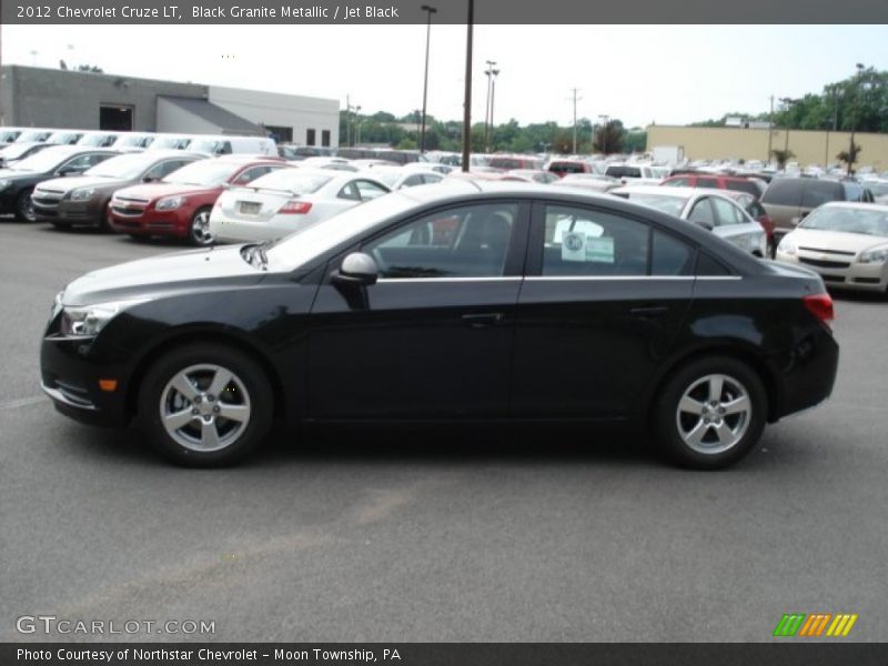 Black Granite Metallic / Jet Black 2012 Chevrolet Cruze LT