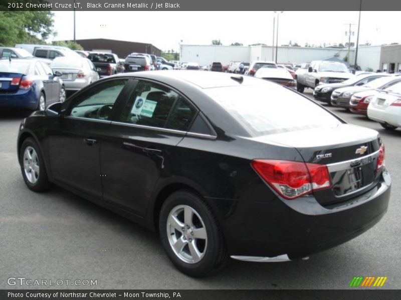 Black Granite Metallic / Jet Black 2012 Chevrolet Cruze LT
