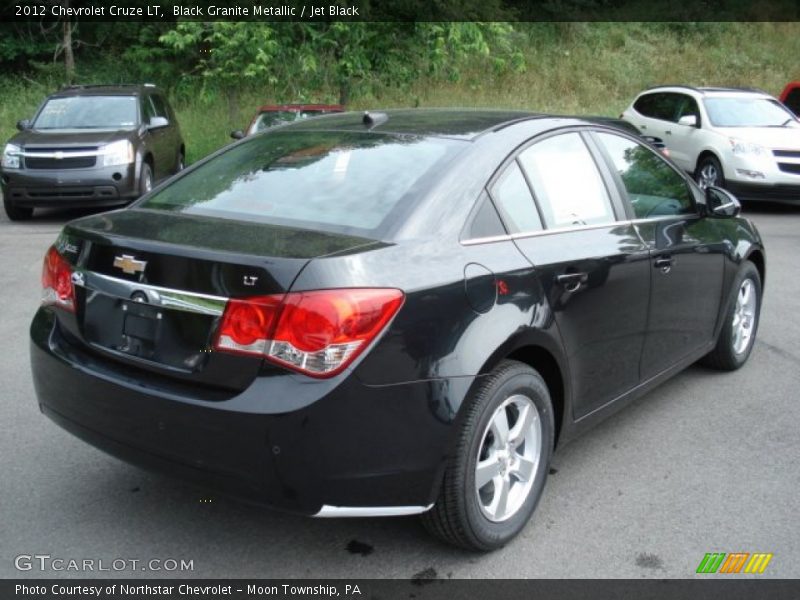 Black Granite Metallic / Jet Black 2012 Chevrolet Cruze LT