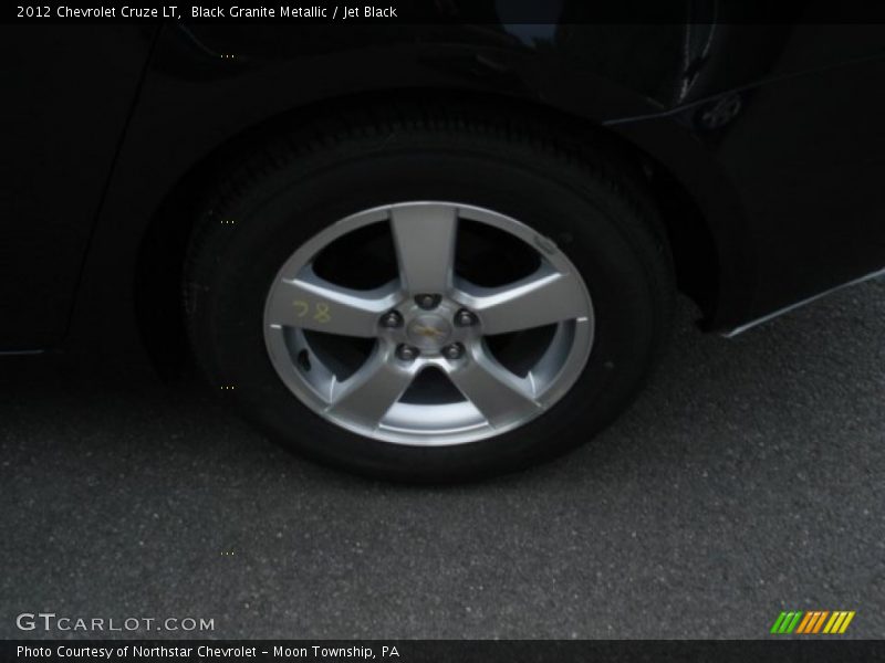 Black Granite Metallic / Jet Black 2012 Chevrolet Cruze LT