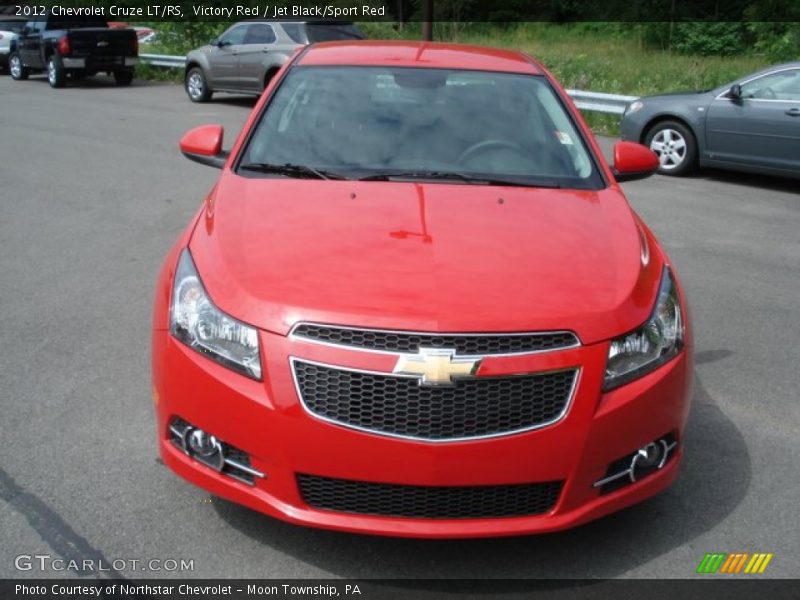 Victory Red / Jet Black/Sport Red 2012 Chevrolet Cruze LT/RS