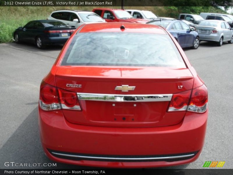 Victory Red / Jet Black/Sport Red 2012 Chevrolet Cruze LT/RS