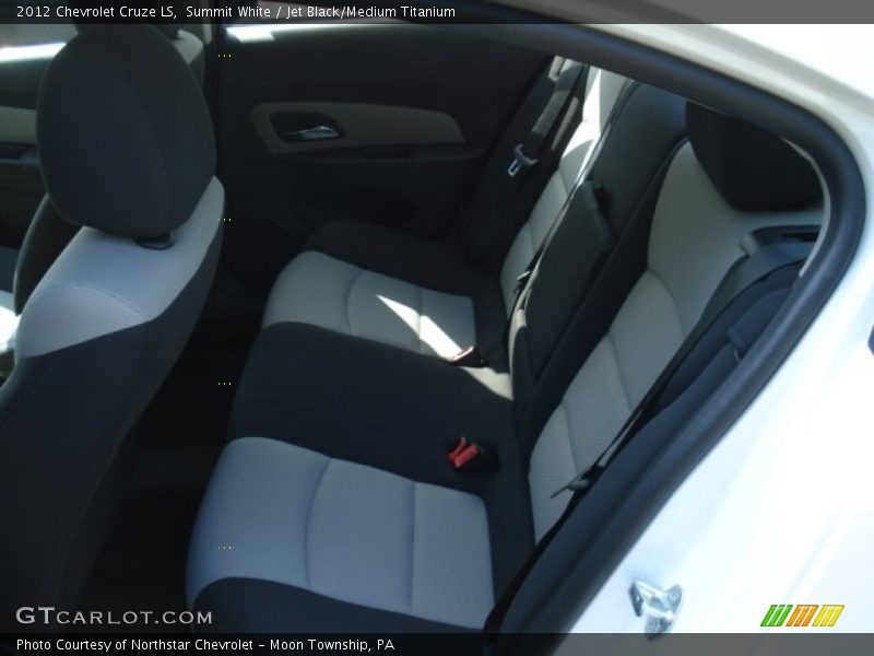 Summit White / Jet Black/Medium Titanium 2012 Chevrolet Cruze LS
