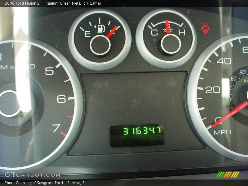 Titanium Green Metallic / Camel 2006 Ford Fusion S