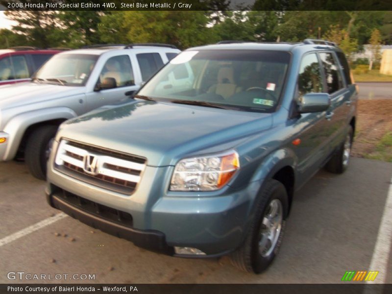 Steel Blue Metallic / Gray 2008 Honda Pilot Special Edition 4WD