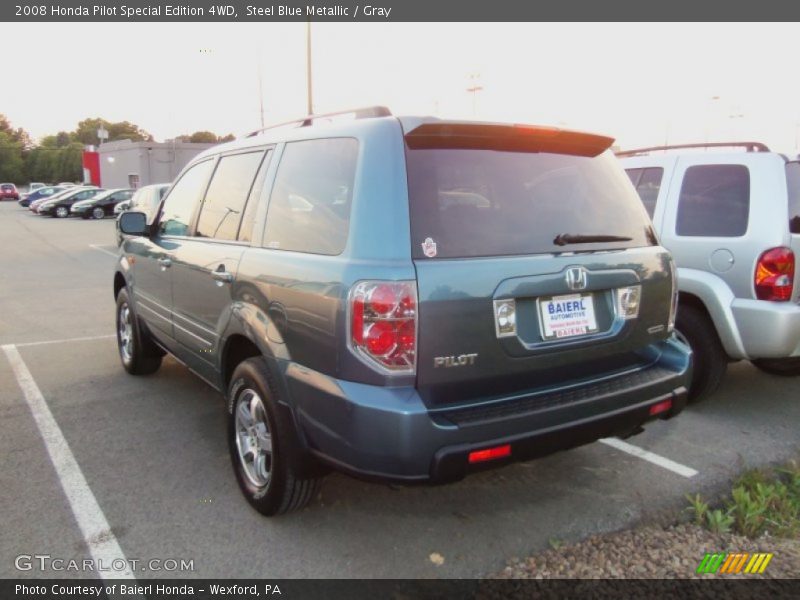 Steel Blue Metallic / Gray 2008 Honda Pilot Special Edition 4WD