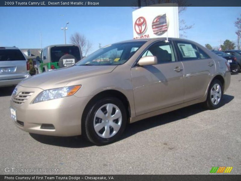 Desert Sand Metallic / Bisque 2009 Toyota Camry LE