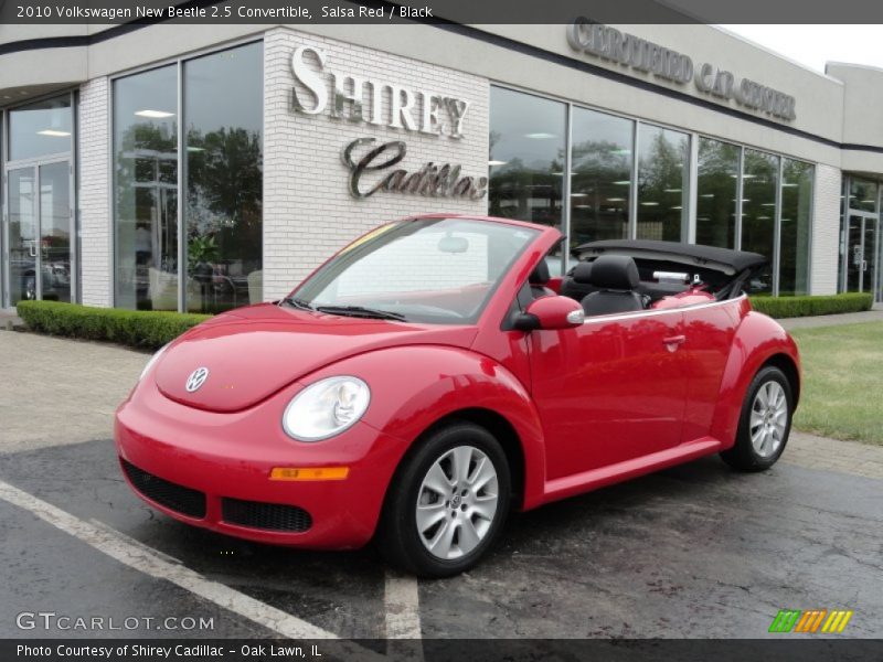 Salsa Red / Black 2010 Volkswagen New Beetle 2.5 Convertible