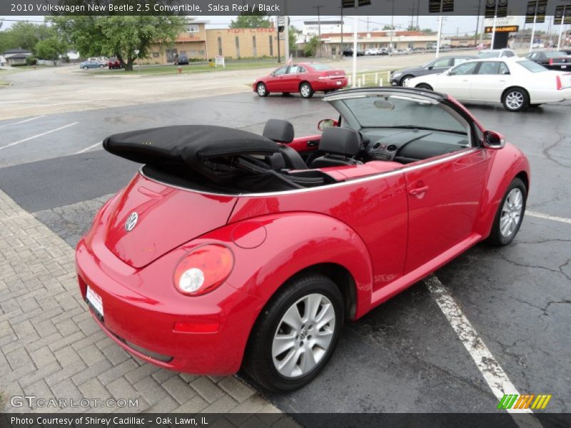 Salsa Red / Black 2010 Volkswagen New Beetle 2.5 Convertible
