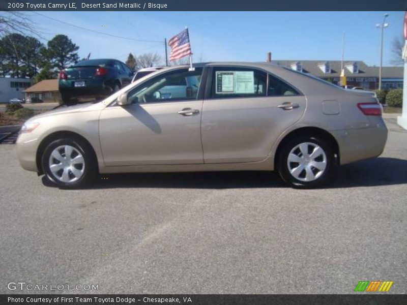 Desert Sand Metallic / Bisque 2009 Toyota Camry LE