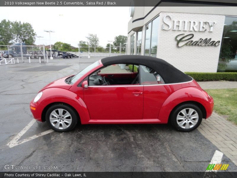 Salsa Red / Black 2010 Volkswagen New Beetle 2.5 Convertible