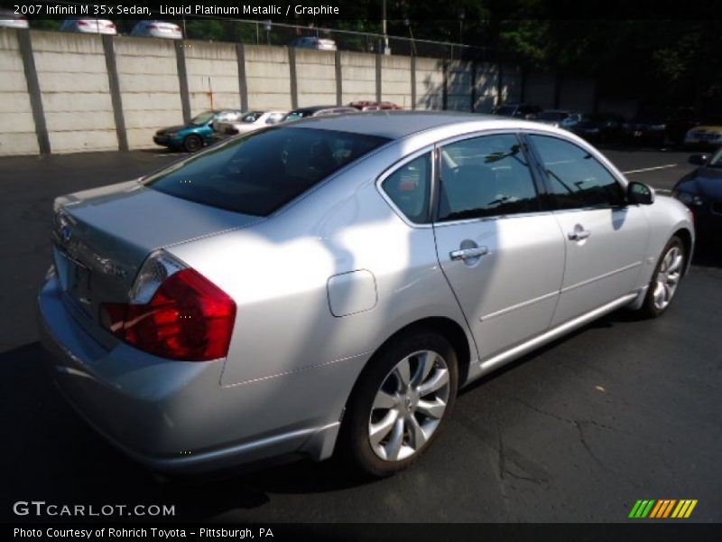Liquid Platinum Metallic / Graphite 2007 Infiniti M 35x Sedan