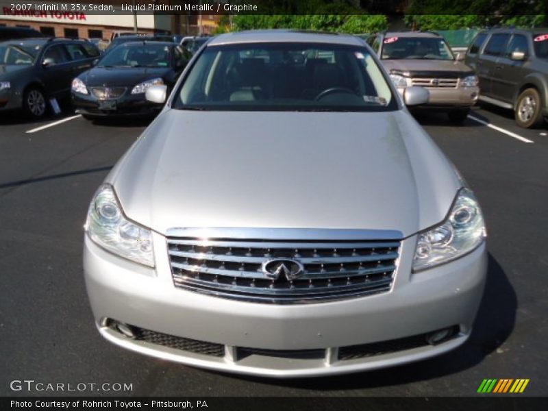 Liquid Platinum Metallic / Graphite 2007 Infiniti M 35x Sedan