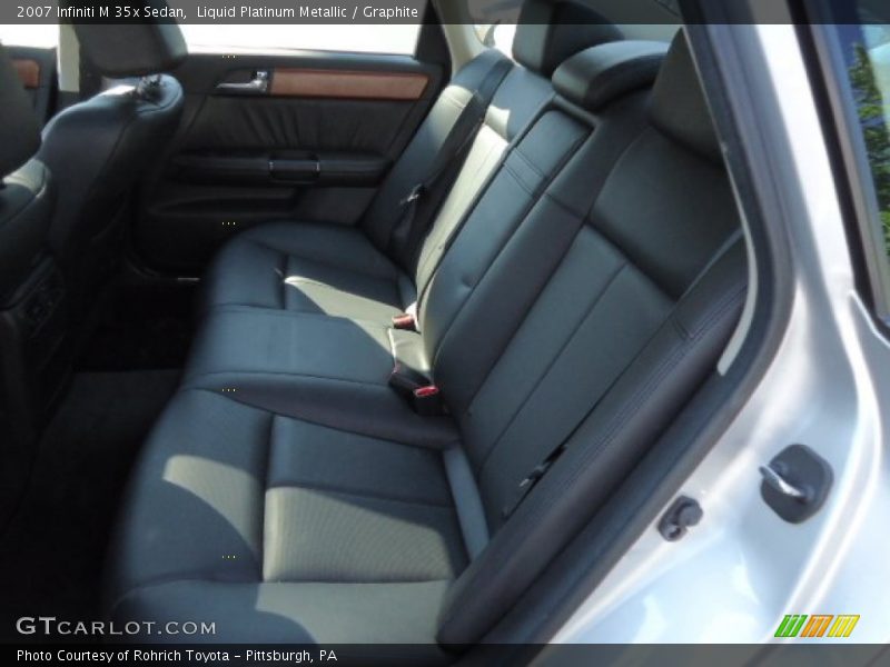 Liquid Platinum Metallic / Graphite 2007 Infiniti M 35x Sedan