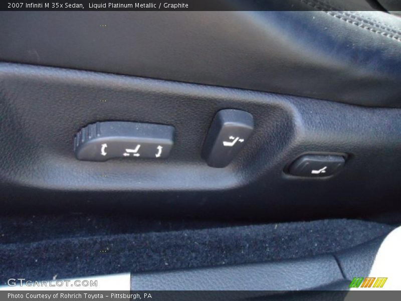 Liquid Platinum Metallic / Graphite 2007 Infiniti M 35x Sedan