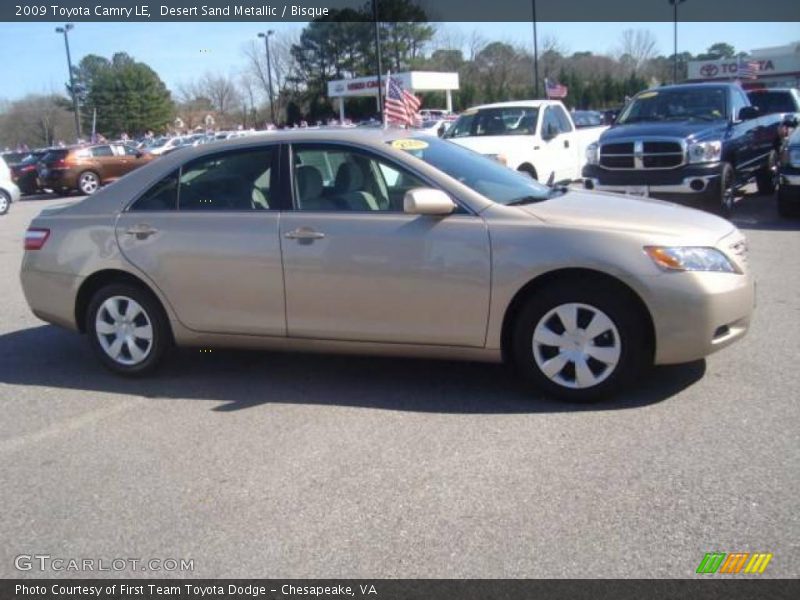 Desert Sand Metallic / Bisque 2009 Toyota Camry LE