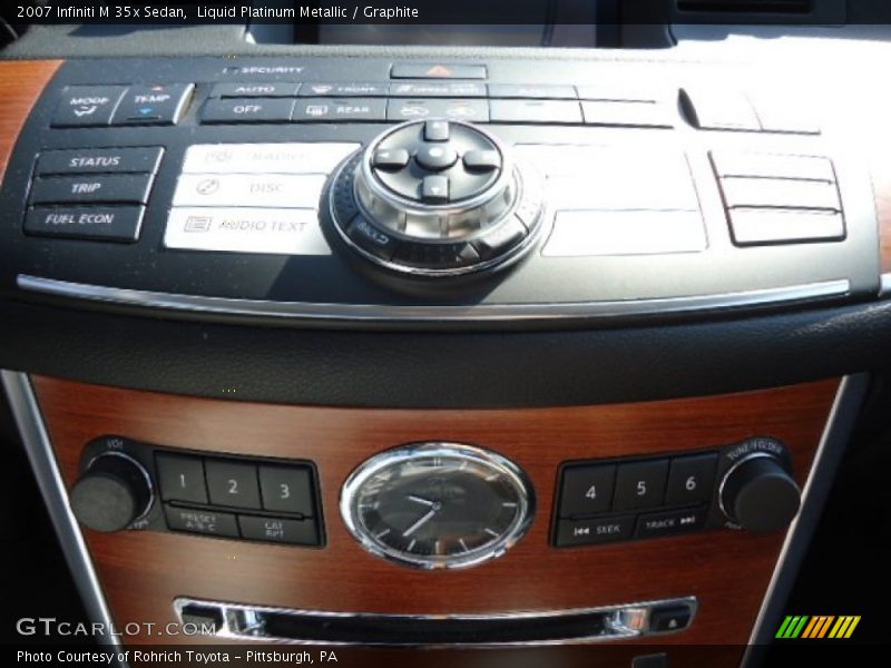 Liquid Platinum Metallic / Graphite 2007 Infiniti M 35x Sedan