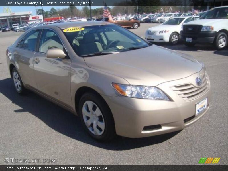 Desert Sand Metallic / Bisque 2009 Toyota Camry LE